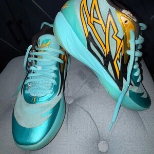 Puma MELO Elektro Aqua Charlotte Hornets Honeycomb Basketball Shoes